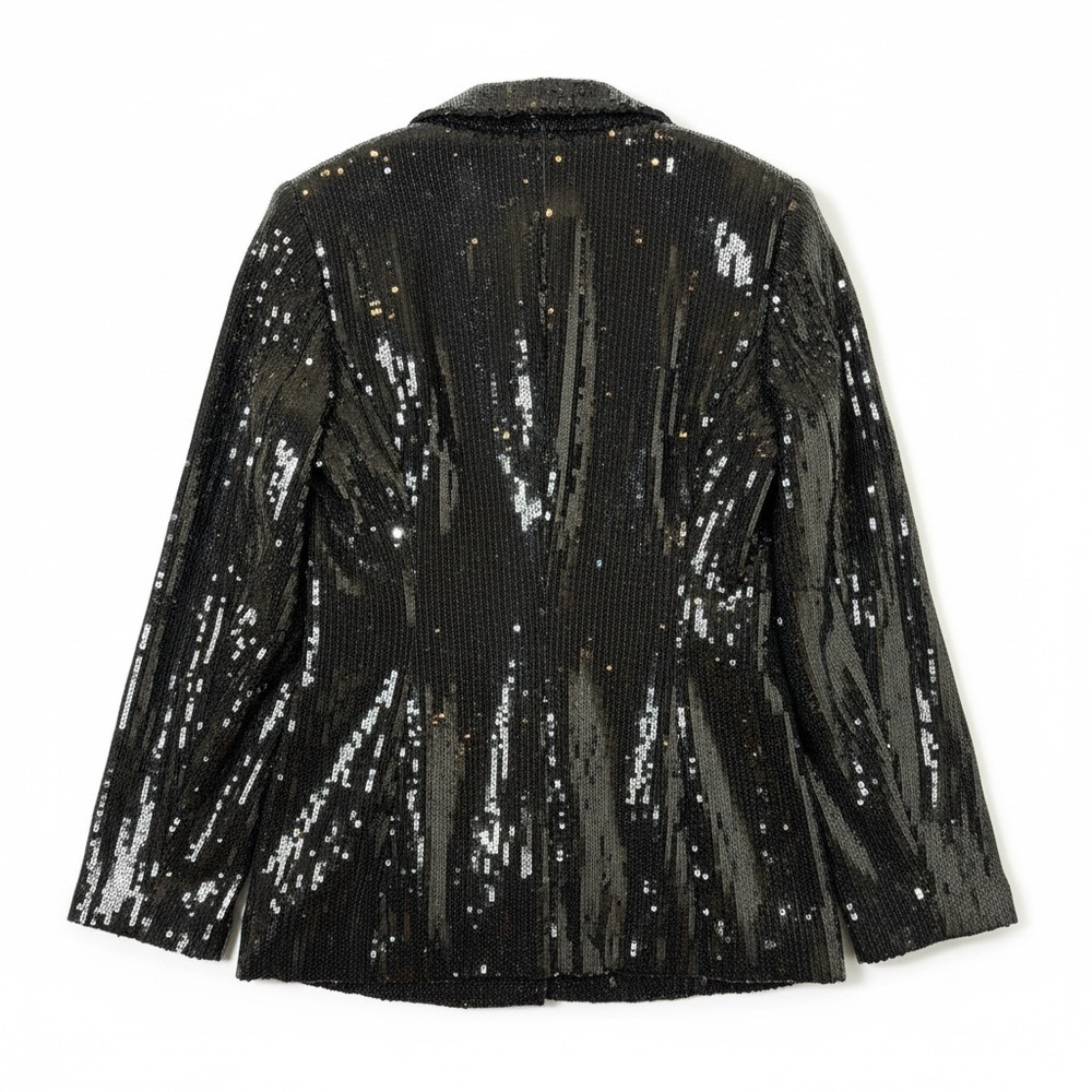 ✨ NWT INC International Concepts Jewel-Tone Sequin Jacket – Size Medium ✨ - Picture 7 of 9